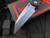 Chaves Ultramar 229 Sangre Stonewashed Titanium and Black G10 Handle w/ Satin Wharncliffe Blade (3.4”)