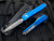 Microtech Ultratech D/E Blue Aluminum Body w/ Apocalyptic Plain Edge Blade (3.4”) 122-10APBL