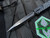 Heretic Knives Cleric II D/E Black Aluminum Body w/ Black Stainless Steel Bubble Inlays and Black Plain Edge Magnacut Blade (4.25”) H020-10A-T