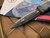 Microtech UTX-85 D/E Olive Camo Signature Series Aluminum Body w/ Olive Camo Full Serrated Blade (3.1”) 232-3OCS