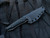 WELmade Skylark Fixed Blade Black G10 Scales and White Liners w/ Black Plain Edge Blade (3.24”)