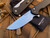 Pro-Tech Mordax Button Lock Flipper Black Aluminum Body w/ Magnacut Stonewashed Blade (3.5”) MX101