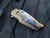 Attention2Detail MK1 Medium Folder Zircuti and Titanium Body w/ Zircuti Pocket Clip and Magnacut Satin Plain Edge Blade