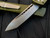 Microtech Combat Troodon T/E OD Green Aluminum Body w/ Bronzed Hardware and Plain Edge Blade (3.8”) 144-13OD