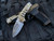 Medford Knives Praetorian Genesis T Bronzed/Silver Peaks and Valleys Body w/ Bronzed Hardware, Brushed Clip and S35VN Tumbled Blade (3.3”)