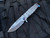 Medford Knives USMC Fighter Flipper Tumbled Ti Body w/ Flamed Hardware, Clip, Pommel, and Tumbled Blade (4.25”)