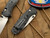 Benchmade Mini-Barrage AXIS-Assisted Folder Black Valox Scales w/ Stonewashed Drop Point Plain Edge Blade (2.91”)