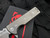 Chaves Ultramar TAK Flipper Stonewashed Titanium Body w/ M390 Belt Satin Drop Point Plain Edge Blade (2.75”)