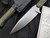 Blackside Customs Fedele X Fixed Blade Green G10 Scales w/ Stonewashed Tanto Plain Edge Blade (4.25”) BSC-FX-SW-ODG10