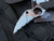 Spyderco Swick 6 Fixed Blade Neck Knife Black G10 Scales w/ LC200N Full Serrated Blade (2.73”) FB14S6