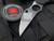 Spyderco Swick 6 Fixed Blade Neck Knife Black G10 Scales w/ LC200N Plain Edge Blade (2.73”) FB14P6