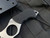 Spyderco Swick 6 Fixed Blade Neck Knife Black G10 Scales w/ LC200N Plain Edge Blade (2.73”) FB14P6