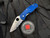 Spyderco Persistence Folder Blue FRN Lightweight Scales w/ CPM S35VN Partially Serrated Blade (2.75”) C136PSBL