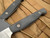 Bradford Knives 8 Inch Chef Knife Textured Black Micarta Scales w/ AEB-L Stonewashed Blade (8”) CHEF-AEB-L-101