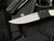 Pro-Tech Knives BR-1 Magic Hidden Bolster Release Folder Black Aluminum Polished Ivory Micarta Inlaid Body w/ Stonewashed Plain Edge Blade (3.1”) BR1.51
