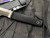 Cold Steel Kobun Fixed Blade Black Kray-Ex Grip w/ Satin Finished Full Serrated Tanto Blade (5.5”) 17TS