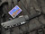 Cold Steel Kobun Fixed Blade Black Kray-Ex Grip w/ Satin Finished Full Serrated Tanto Blade (5.5”) 17TS