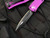 Microtech Hera D/E Violet Aluminum Body w/ Black Full Serrated Blade (3.08”) 702-3VI