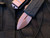 Microtech Exocet D/E Black Aluminum Body w/ PVD Rose Gold Full Serrated Blade (1.9”) 157-3PVDRGS