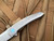 Hog House Knives Model T Titanium Body w/ Light Blue Anodized Hardware and Blasted RWL-34 Blade (3.36”) HHK-T-BR-SLBL