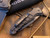 Hogue A01 Microswitch Auto Folder Black Aluminum Body w/ Black Drop Point Plain Edge Blade (2.62”) 24116