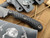 RMJ Jackdaw Cleaver Style Fixed Blade Black G10 Scales w/ Black Cerakote Nitro V Plain Edge Blade (3.25”)