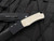 Pro-Tech BR-1 Magic Hidden Bolster Release Folder Black Aluminum Polished Ivory Micarta Inlaid Body w/ Black DLC Plain Edge Bla