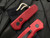 Pro-Tech Runt 5 Auto Folder Red Aluminum Handle w/ Black DLC Magnacut Plain Edge Wharncliffe Blade (1.9”) R5303-RED