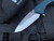 Medford Knives Swift FL Flipper Blue Body w/ S35VN Tumbled Plain Edge Blade (3.375”)