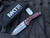 Medford Swift Auto Red Body and Bronzed Hardware/Clip w/ S35VN Tumbled Tanto Plain Edge Blade (3.375”)