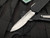 Heretic Knives Colossus Black Aluminum Grip Tape Body w/ CPM Magnacut Stonewashed Partially Serrated Blade (3.5”) H039-2B