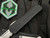 Heretic Knives Colossus Black Aluminum Grip Tape Body w/ CPM Magnacut Stonewashed Partially Serrated Blade (3.5”) H039-2B