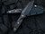 Socom Alpha Mini Warcom Carbon Fiber Handle w/ Bronzed Hardware and DLC Apocalyptic Plain Edge Blade (3.7”) 93M-DLCFS