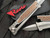 Reate Knives EXO Titanium Burlap Micarta Inlay Body w/ Double Edge Stonewashed Blade (3.75”)