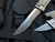 Reate Knives EXO Titanium Green Micarta Inlay w/ Stonewashed Drop Point Partially Serrated Blade (3.75”)