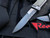 Reate Knives EXO Titanium Green Micarta Inlay w/ Stonewashed Double Edge Partially Serrated Blade (3.75”)