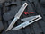 Reate Knives EXO Titanium Black Micarta Inlay w/ Stonewashed Tanto Edge Partially Serrated Blade (3.75”)