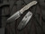 Microtech Anax T/E Integral Folder Full DLC Titanium Carbon Fiber Inlaid Body w/ DLC Partially Serrated Blade (3.69”) 191C-2DLCTCFITI