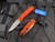 Benchmade Mini Bugout Orange Grivory Body w/ S30V Stonewashed Plain Edge Drop Point Blade (2.82”) 533