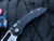 Microtech Stitch Auto Folder Black Aluminum Body w/ Stonewashed Partially Serrated Blade (3.65”) 169-11