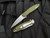 Kershaw Ken Onion Design Leek Assisted Folder OD Green Aluminum Body w/ Stonewashed Plain Edge Drop Point Blade (3”) 1660OL