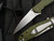 Kershaw Ken Onion Design Leek Assisted Folder OD Green Aluminum Body w/ Stonewashed Plain Edge Drop Point Blade (3”) 1660OL