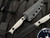 Toor Knives Anaconda Fixed Blade Stealth Diamondback Textured G10 Handle w/ Black Plain Edge Blade (3.75”)