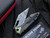 Arcane Design Crawler Grey Titanium Folder w/ Damasteel Plain Edge Wharncliffe Blade (3.5”)