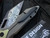 Arcane Design Crawler Grey Titanium Folder w/ Damasteel Plain Edge Wharncliffe Blade (3.5”)