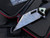 Arcane Design Crawler Black PVD Titanium Folder w/ Damasteel Plain Edge Wharncliffe Blade (3.5”)