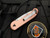 Marfione Custom LUDT Copper Body w/ Carbon Fiber Button and Hand Rubbed Satin Blade (3.42”)