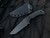 Toor Knives Mullet Fixed Blade Black G10 Handles w/ Black Plain Edge Blade (4”)