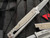 Reate Knives EXO Titanium Green Micarta Inlay w/ Stonewashed Double Edge Plain Blade (3.75”)