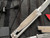 Reate Knives EXO Titanium Green Micarta Inlay w/ Stonewashed Tanto Edge Plain Blade (3.75”)